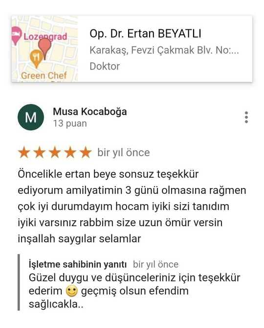 Lazerle Hemoroid Tedavisi Kırklareli
Musa Kocaboğa öncelikle ertan beye sonsuz teşekkür ediyorum amilyatimin 3 günü olmasına rağmen çok iyi durumdayım hocam iyiki sizi tanıdım İyiki varsınız rabbim size uzun ömür versin inşallah saygılar selamlar. Lazerle Hemoroid Tedavisi Kırklareli